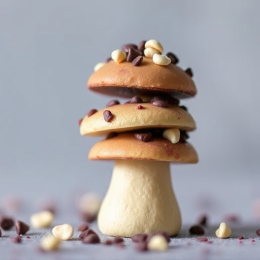 Stacked Magic Mushroom Chocolates Macro