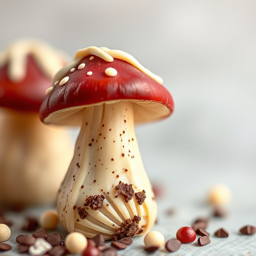 Stacked Magic Mushroom Chocolates Macro