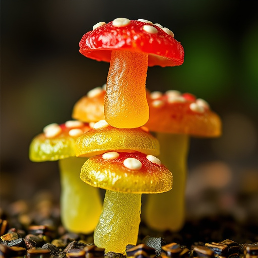 Stacked Magic Mushroom Gummies Macro