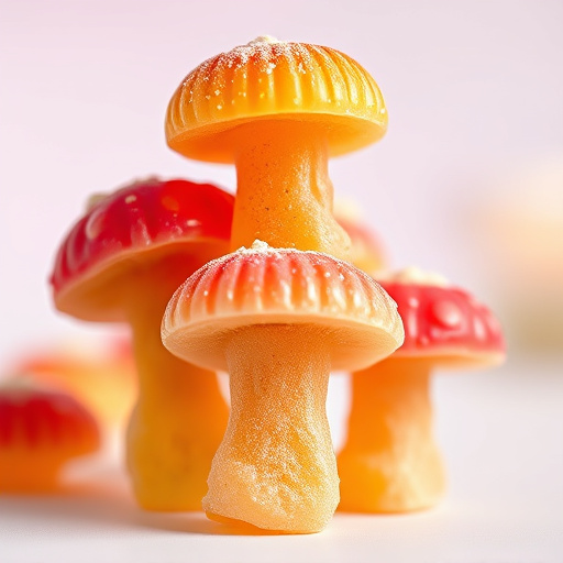 Stacked Magic Mushroom Gummies Macro