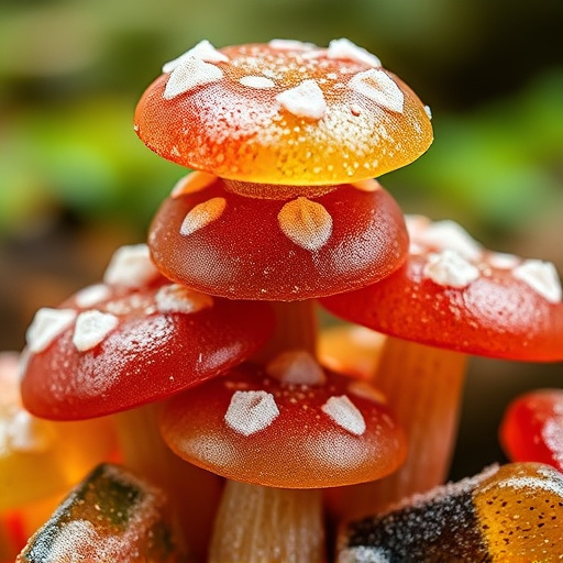 Stacked Magic Mushroom Gummies Macro