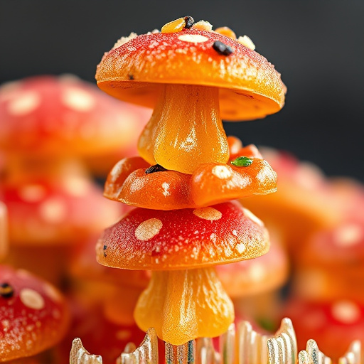 Stacked Magic Mushroom Gummies Macro