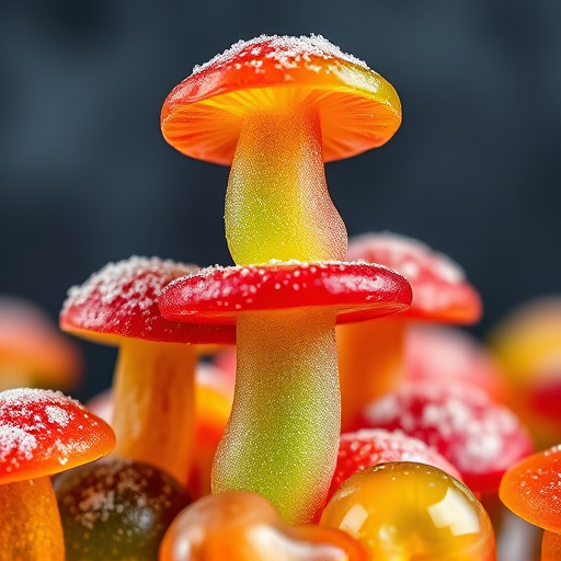 Stacked Magic Mushroom Gummies Macro