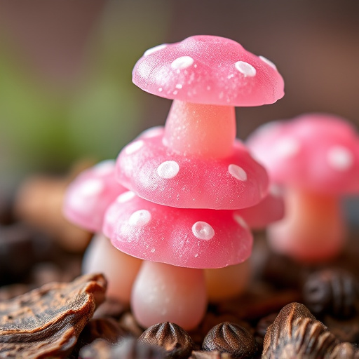 Stacked Magic Mushroom Gummies Macro