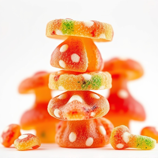 Stacked Magic Mushroom Gummies Macro