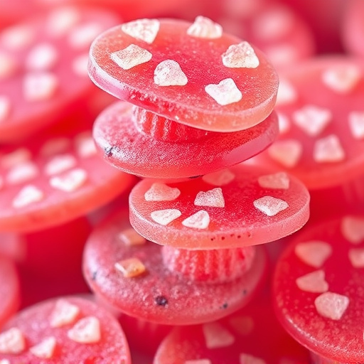 Stacked Magic Mushroom Gummies Macro