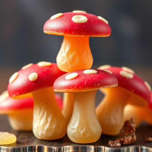 Stacked Magic Mushroom Gummies Macro