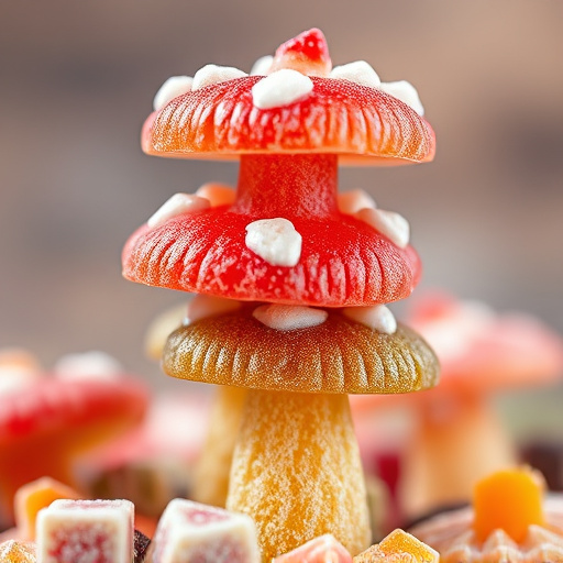 Stacked Magic Mushroom Gummies Macro