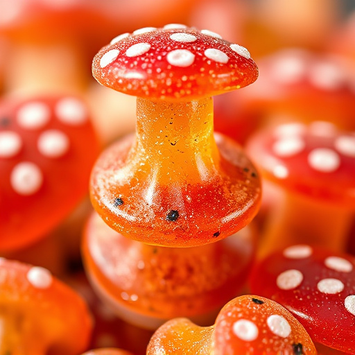 Stacked Magic Mushroom Gummies Macro