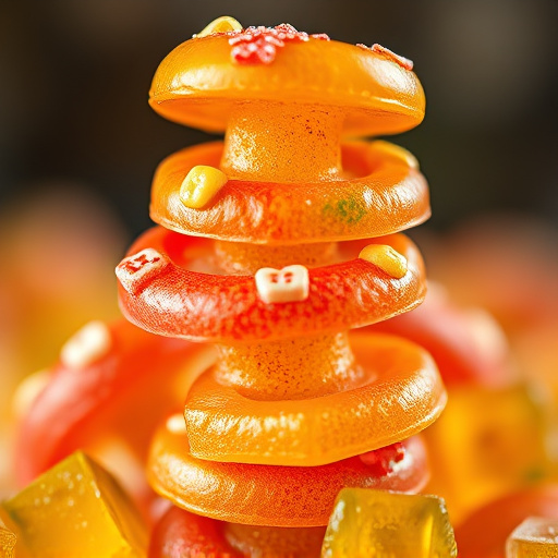 Stacked Magic Mushroom Gummies Macro
