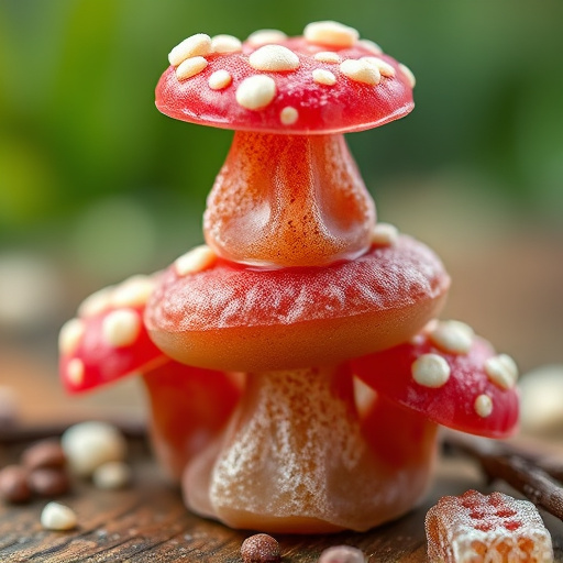 Stacked Magic Mushroom Gummies Macro