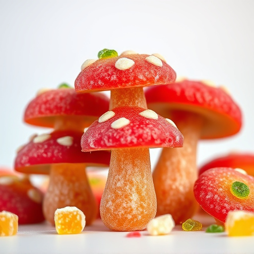 Stacked Magic Mushroom Gummies Macro