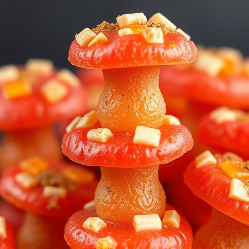 Stacked Magic Mushroom Gummies Macro