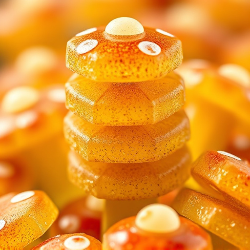 Stacked Magic Mushroom Gummies Macro