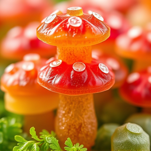 Stacked Magic Mushroom Gummies Macro