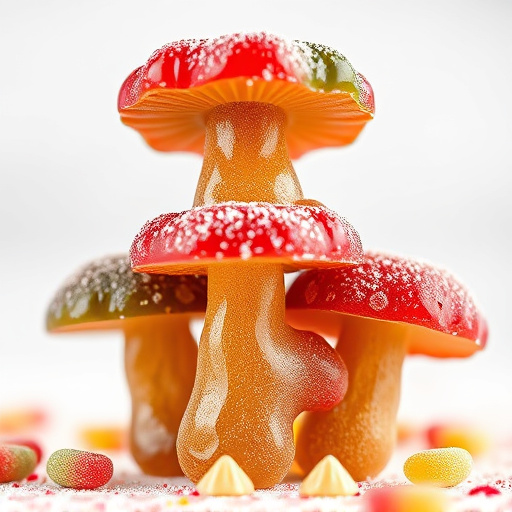 Stacked Magic Mushroom Gummies Macro