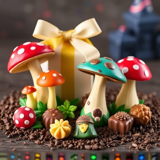 Vibrant Magic Mushroom Chocolates Collection