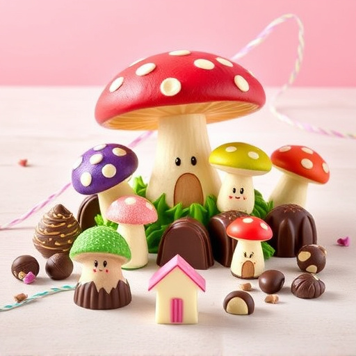 Vibrant Magic Mushroom Chocolates Collection