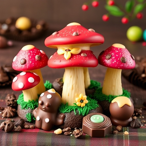 Vibrant Magic Mushroom Chocolates Collection