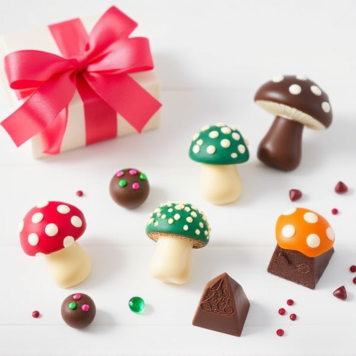 Vibrant Magic Mushroom Chocolates Collection