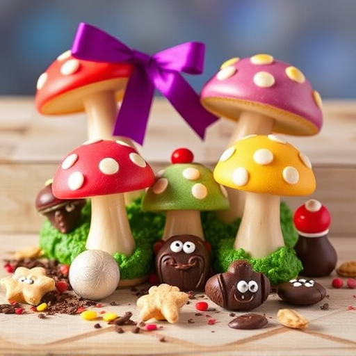 Vibrant Magic Mushroom Chocolates Collection
