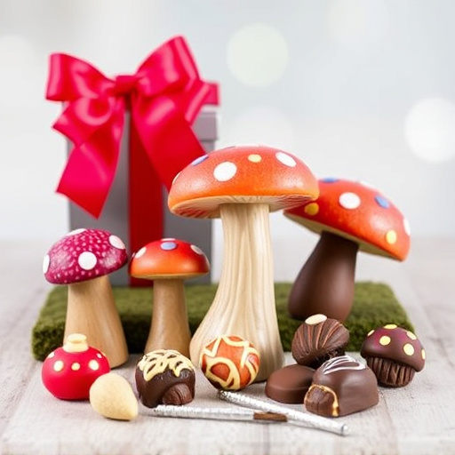 Vibrant Magic Mushroom Chocolates Collection