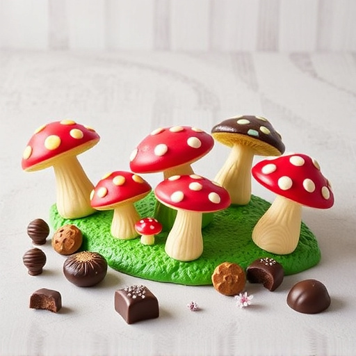 Vibrant Magic Mushroom Chocolates Collection