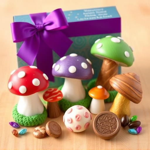Vibrant Magic Mushroom Chocolates Collection