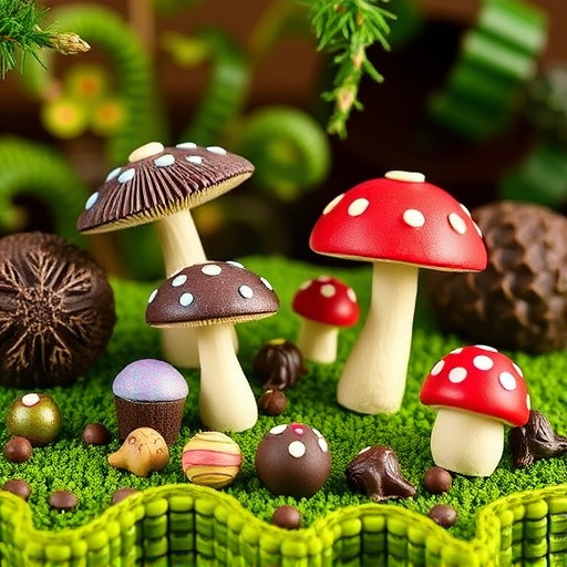 Vibrant Magic Mushroom Chocolates Collection