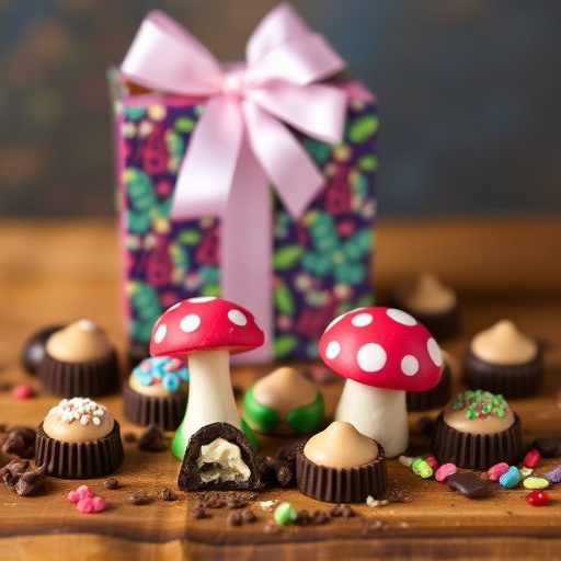 Vibrant Magic Mushroom Chocolates Collection