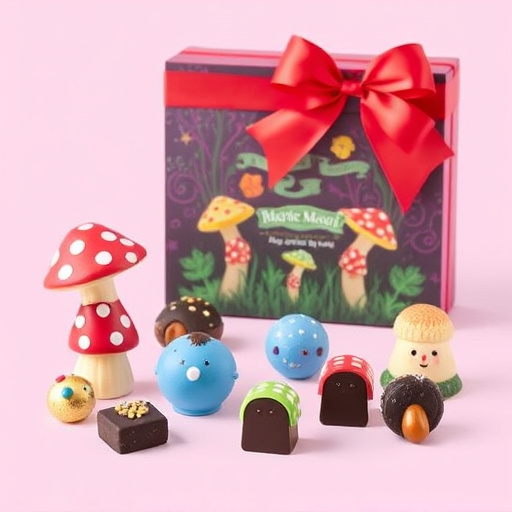 Vibrant Magic Mushroom Chocolates Collection