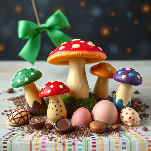 Vibrant Magic Mushroom Chocolates Collection