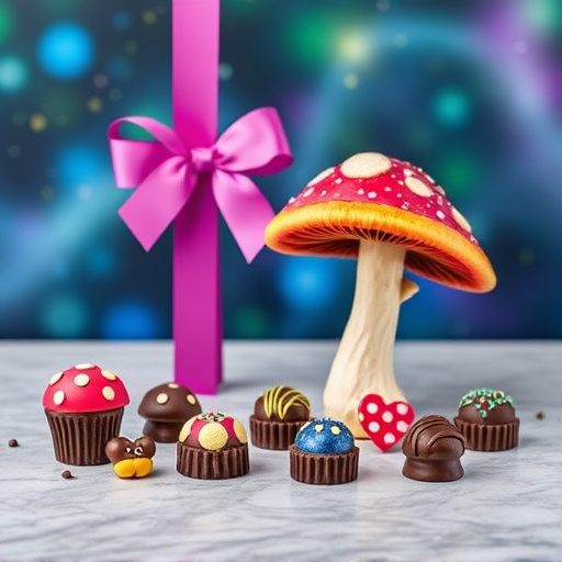 Vibrant Magic Mushroom Chocolates Collection