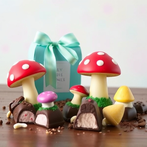 Vibrant Magic Mushroom Chocolates Collection