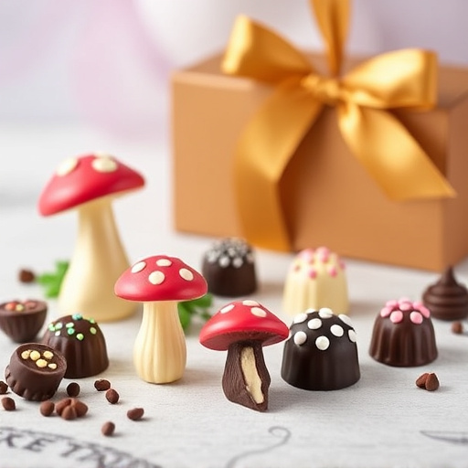 Vibrant Magic Mushroom Chocolates Collection