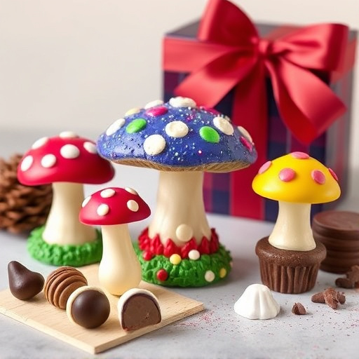 Vibrant Magic Mushroom Chocolates Collection