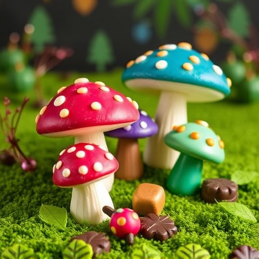 Vibrant Magic Mushroom Chocolates Collection