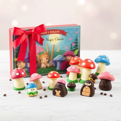 Vibrant Magic Mushroom Chocolates Collection