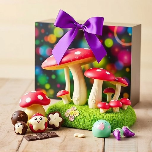 Vibrant Magic Mushroom Chocolates Collection