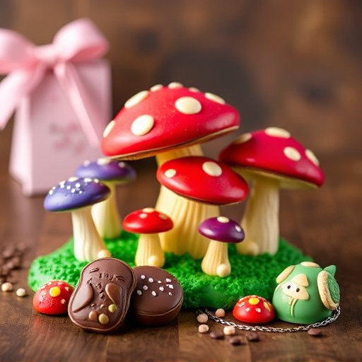 Vibrant Magic Mushroom Chocolates Collection