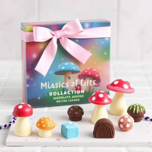 Vibrant Magic Mushroom Chocolates Collection