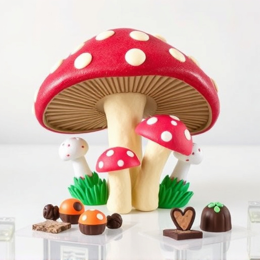 Vibrant Magic Mushroom Chocolates Collection