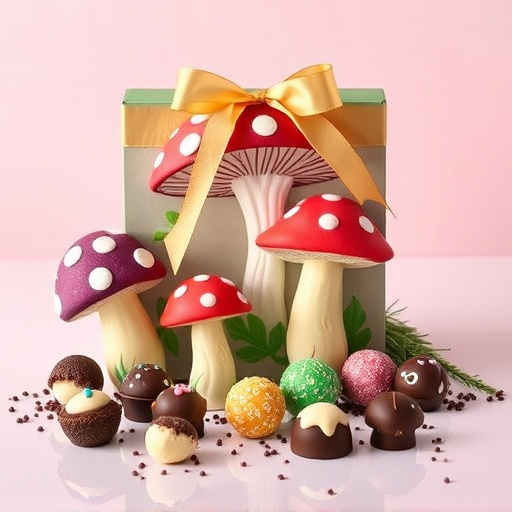 Vibrant Magic Mushroom Chocolates Collection