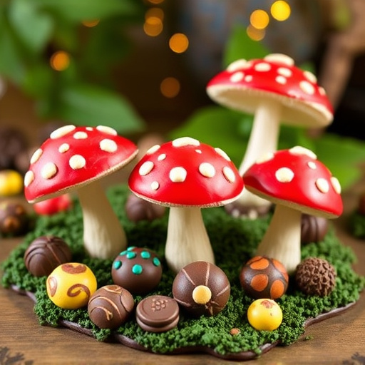 Vibrant Magic Mushroom Chocolates Collection