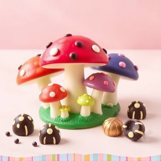 Vibrant Magic Mushroom Chocolates Collection