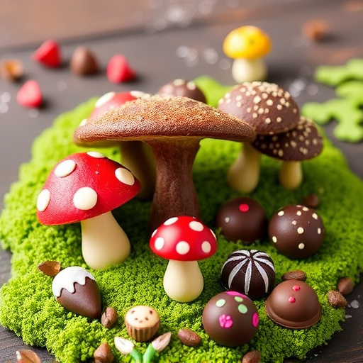 Vibrant Magic Mushroom Chocolates Collection