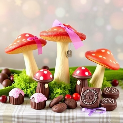 Vibrant Magic Mushroom Chocolates Collection