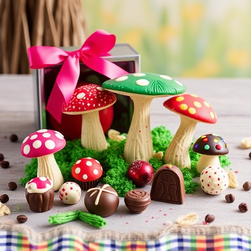 Vibrant Magic Mushroom Chocolates Collection