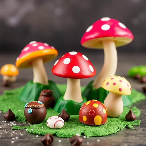 Vibrant Magic Mushroom Chocolates Collection