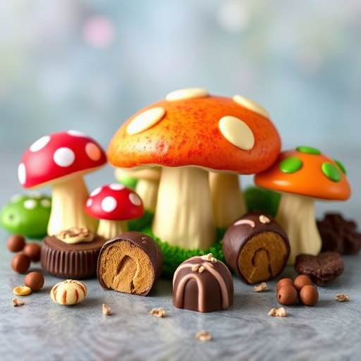 Vibrant Magic Mushroom Chocolates Collection